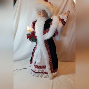 Deluxe Illuminated Christmas Display Figure Vtg 2001 Christmas International